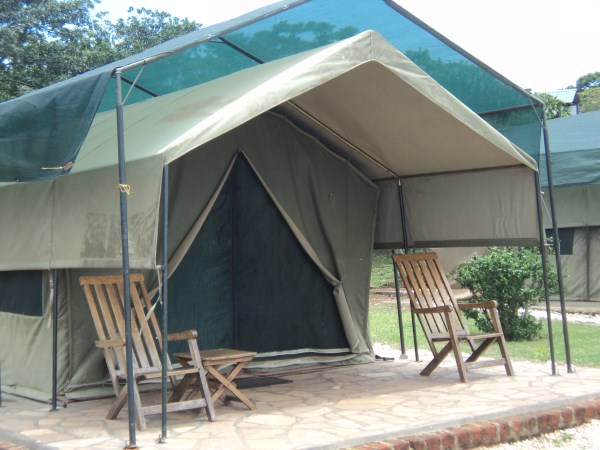 Tent at Ngamba Island